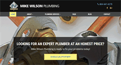 Desktop Screenshot of mikewilsonplumbing.com